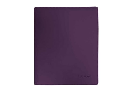 Midnight Plum 9 Pocket Ultra Pro Zip Binder