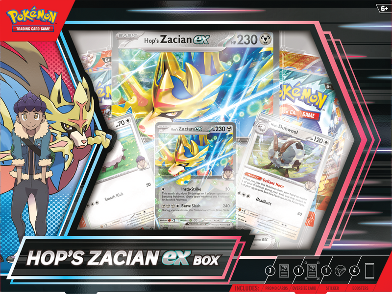 Hop’s Zacian ex Box (One per person)