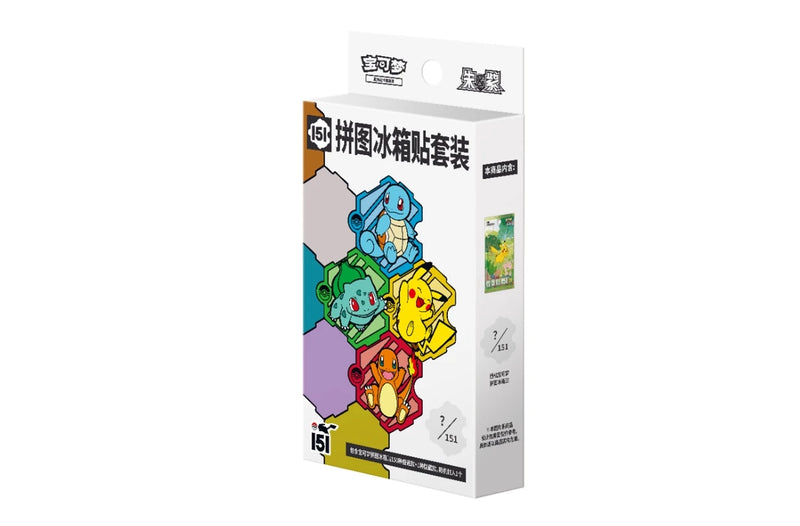Chinese Pokemon 151 Puzzle Magnet Mystery Box