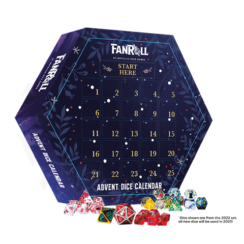 Fanroll Advent Dice Calendar