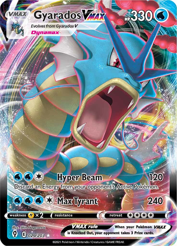 Gyarados VMAX (029/203) [Sword & Shield: Evolving Skies]