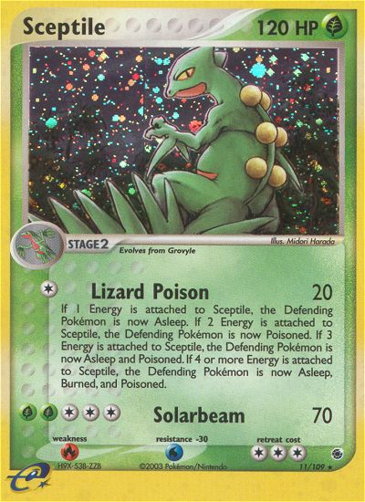 Sceptile (11/109) [EX: Ruby & Sapphire]