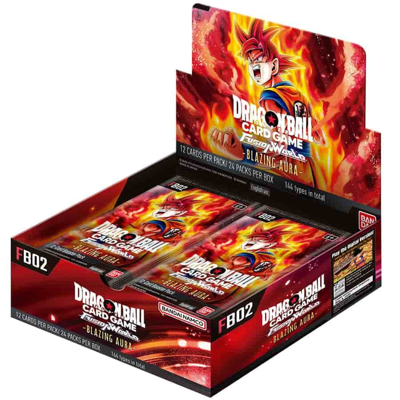 DRAGON BALL SUPER CARD GAME FB02 BLAZING AURA BOOSTER BOX