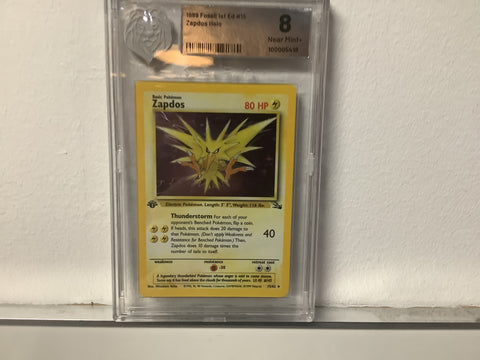 Zapdos (1st Edition) #15/62 - KOBA 8