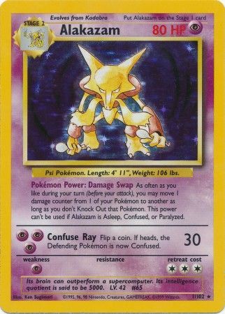 Alakazam (1/102) [Base Set Unlimited]