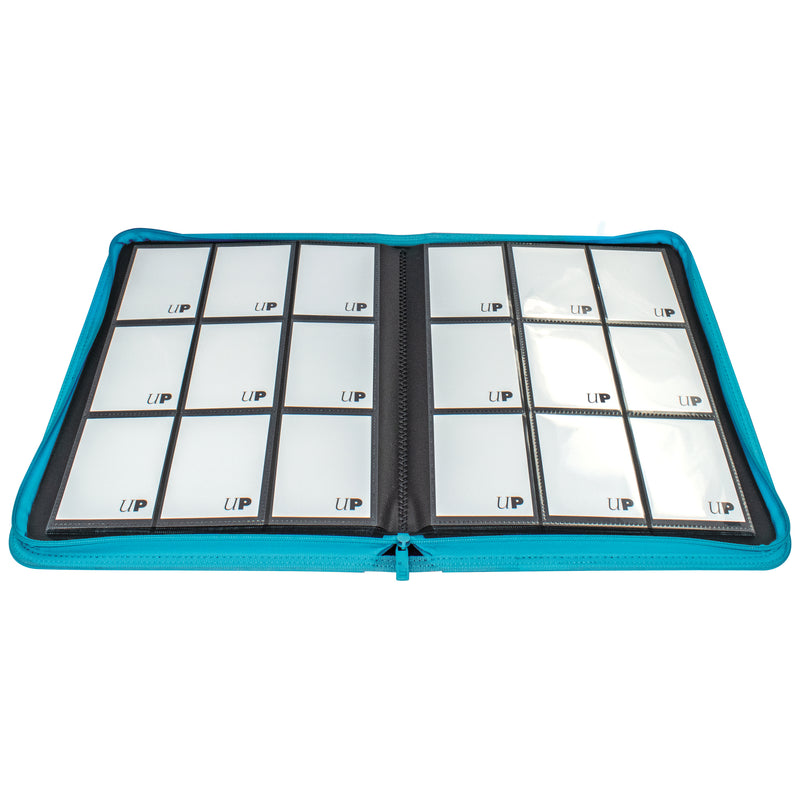 Ultra PRO: 9-Pocket Zippered PRO-Binder - Vivid (Teal)