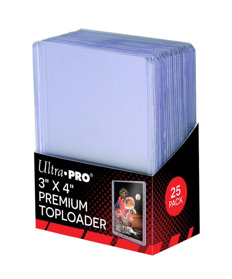 Ultra PRO: Toploader - 3" x 4" (25ct - Premium)