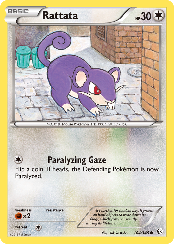 Rattata (104/149) [Black & White: Boundaries Crossed]