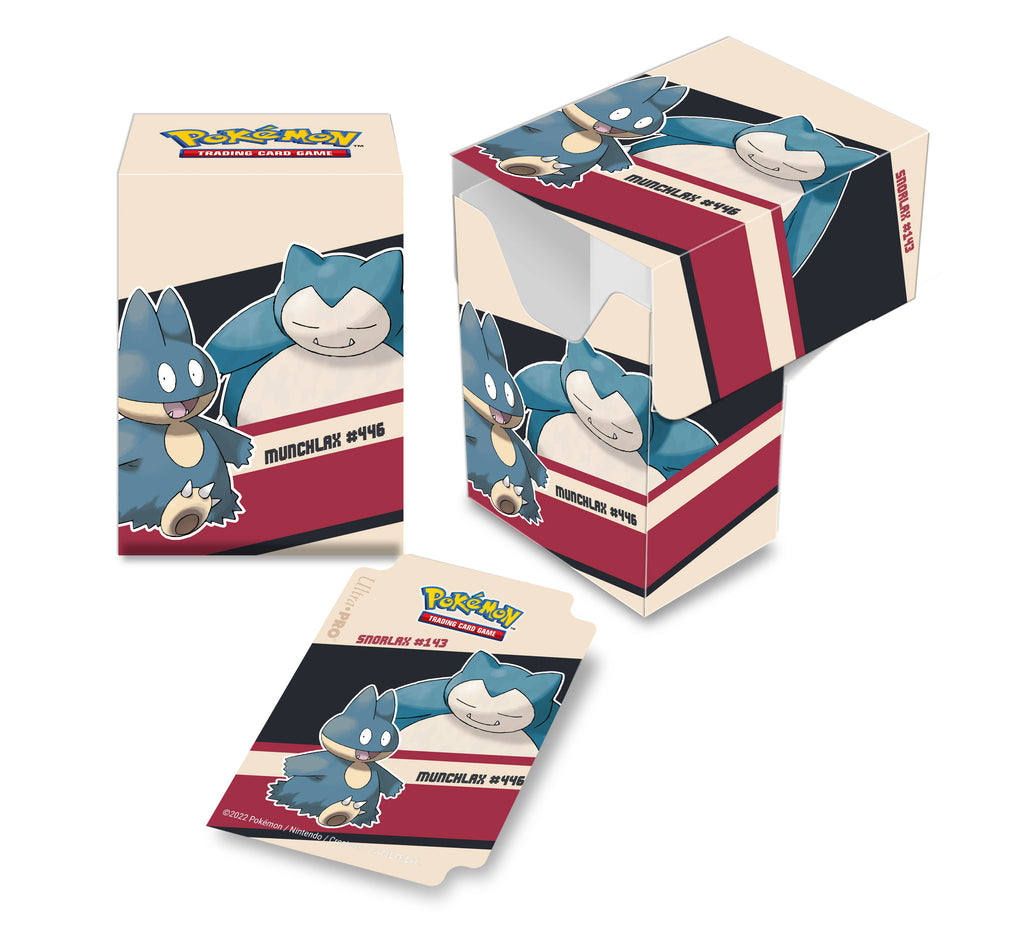 Ultra PRO: Full View Deck Box - Pokemon (Snorlax & Munchlax) Ultra PRO: Full View Deck Box - Pokemon (Snorlax & Munchlax)
