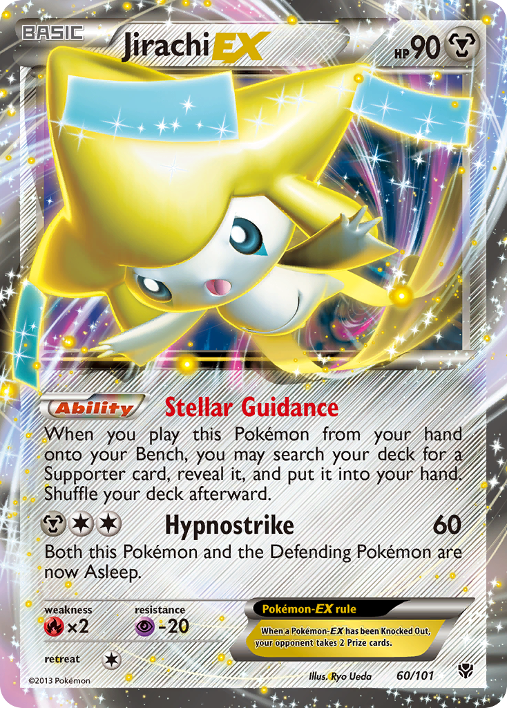 Jirachi EX (60/101) [Black & White: Plasma Blast]