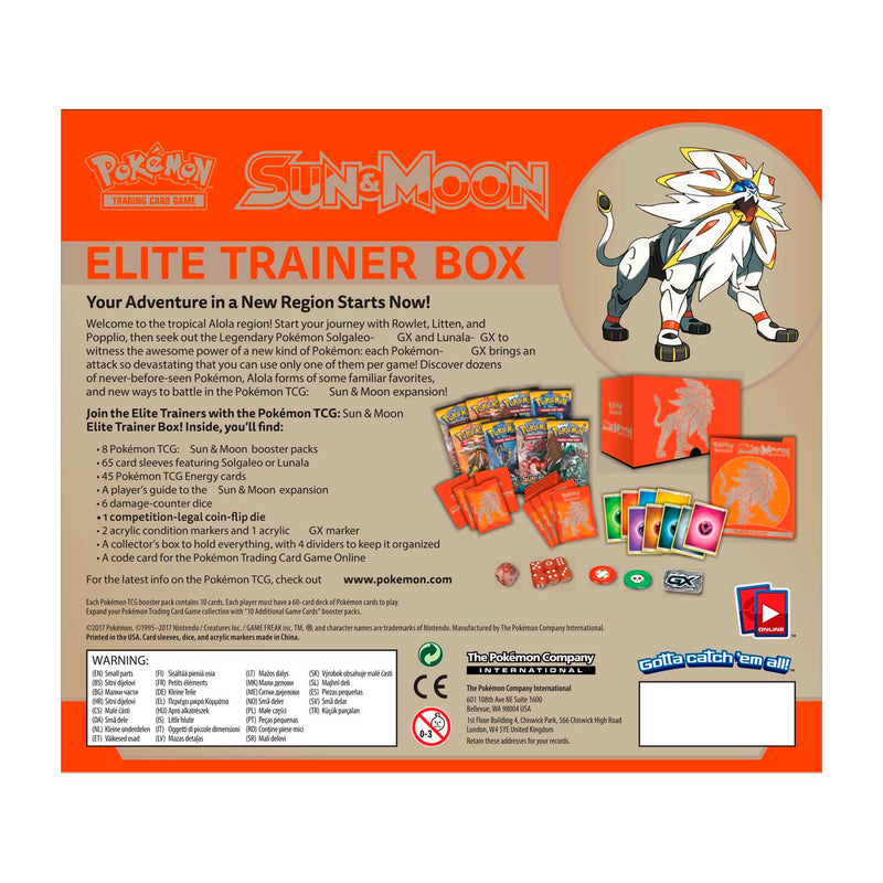 Sun & Moon - Elite Trainer Box (Solgaleo)
