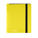 Ultra PRO: 4-Pocket PRO-Binder - Eclipse (Lemon Yellow)