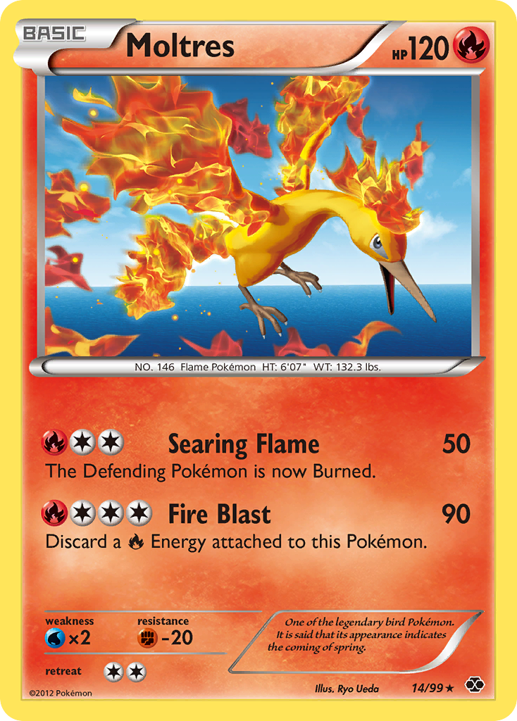 Moltres (14/99) [Black & White: Next Destinies]