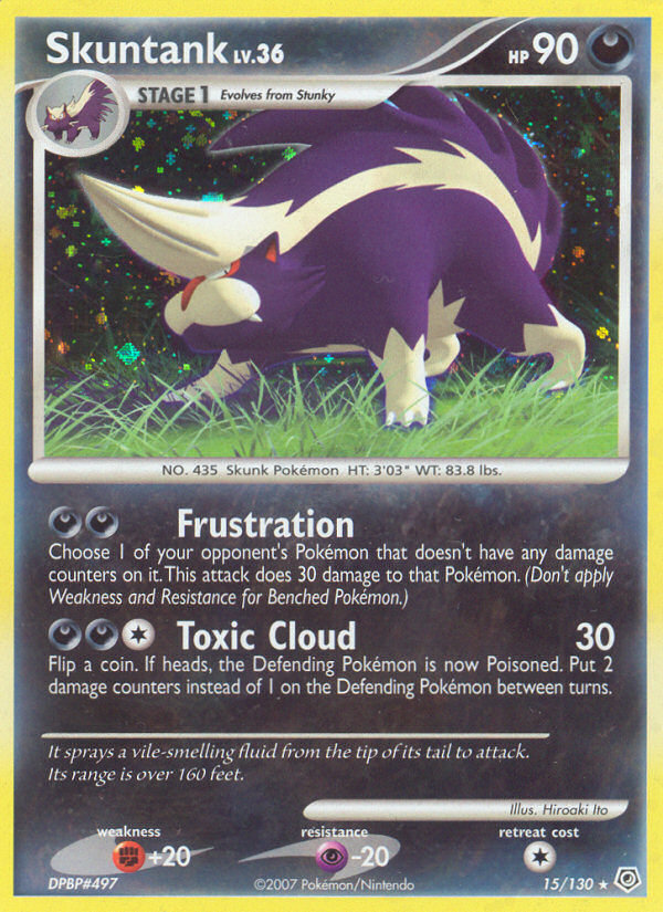 Skuntank (15/130) [Diamond & Pearl: Base Set]