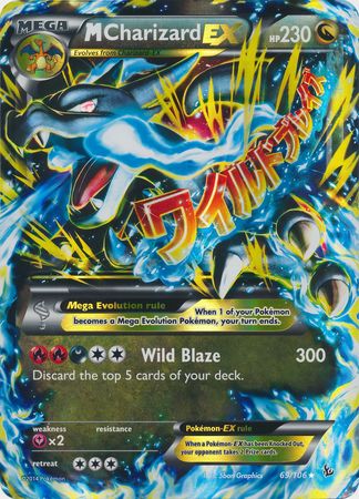 M Charizard EX - XY Flashfire Pokémon card 108/106