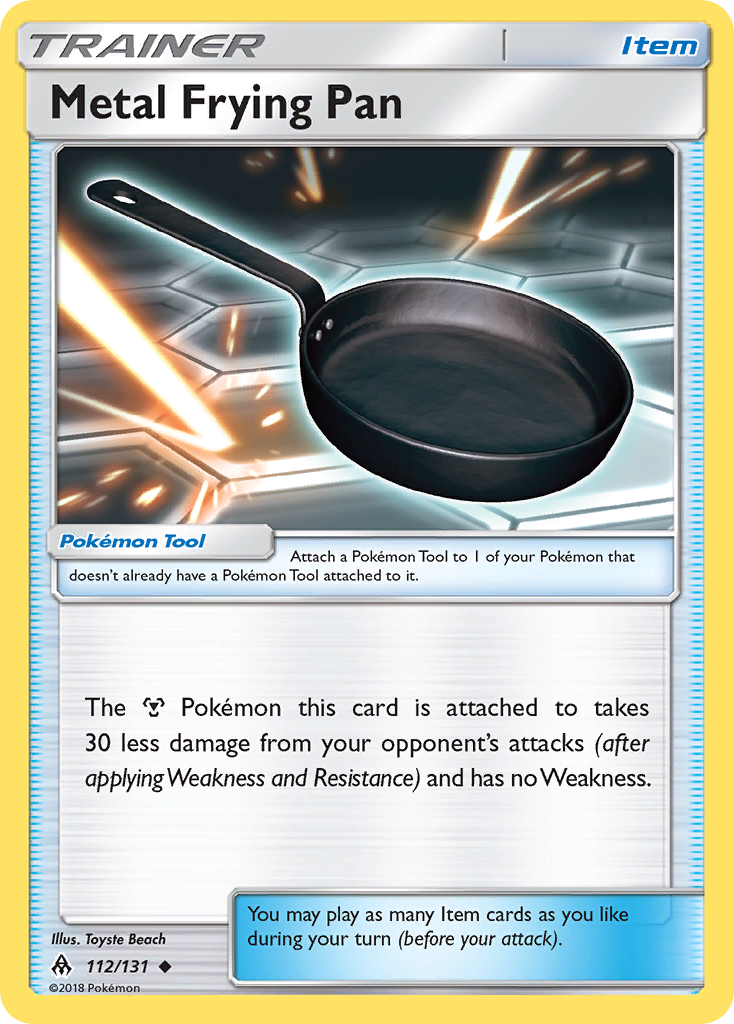 Metal Frying Pan (112/131) [Sun & Moon: Forbidden Light]