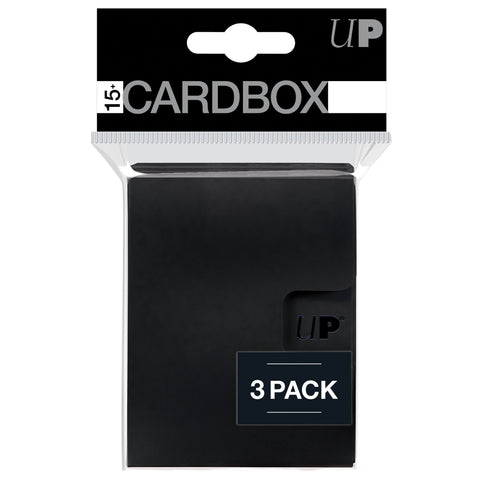 Ultra PRO: 15+ Card Box 3-Pack - Black