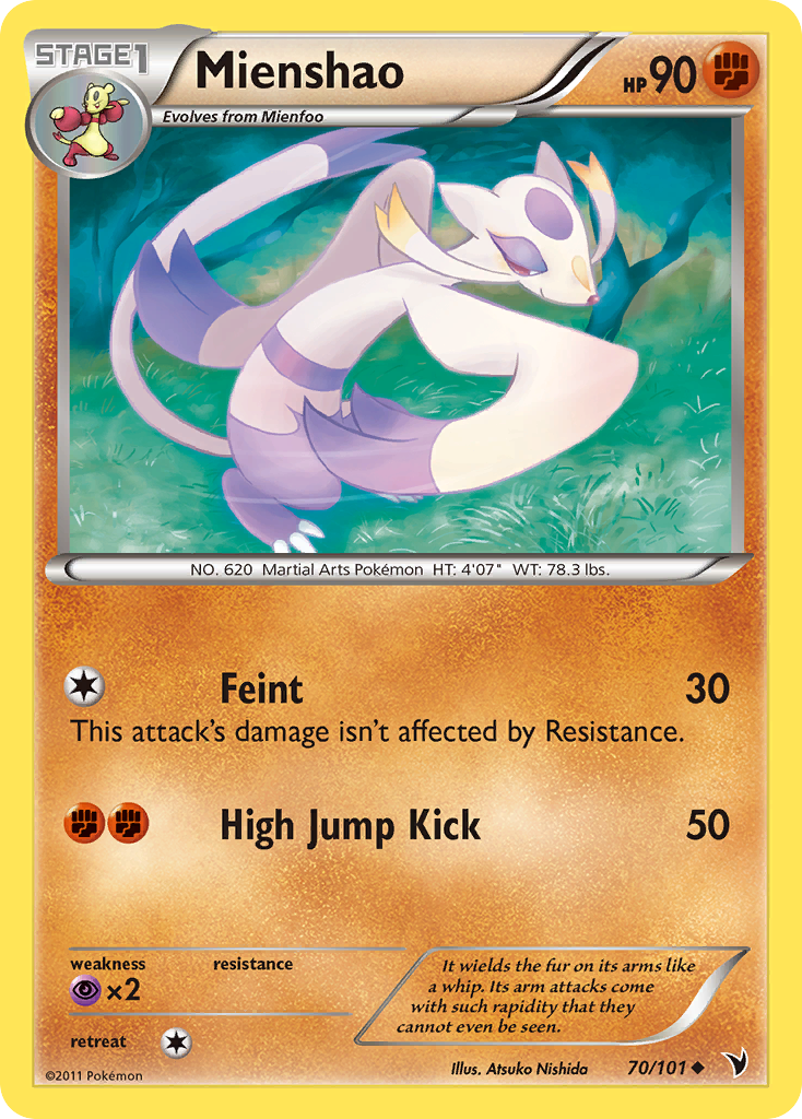 Mienshao (70/101) [Black & White: Noble Victories]