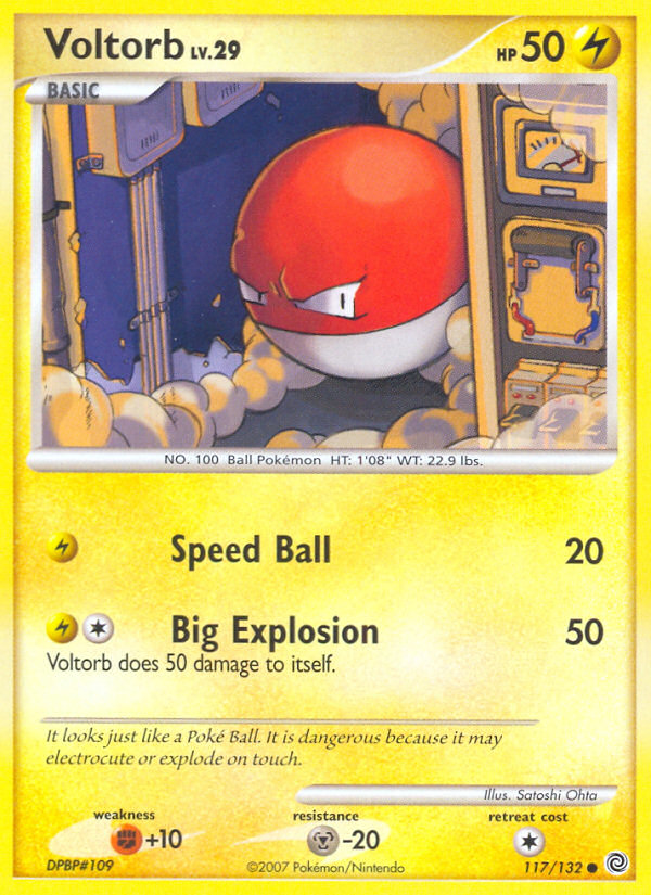 Voltorb (117/132) [Diamond & Pearl: Secret Wonders]