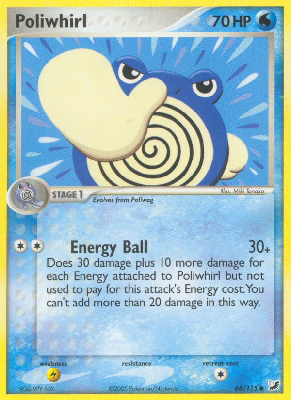 Poliwhirl (68/115) [EX: Unseen Forces]