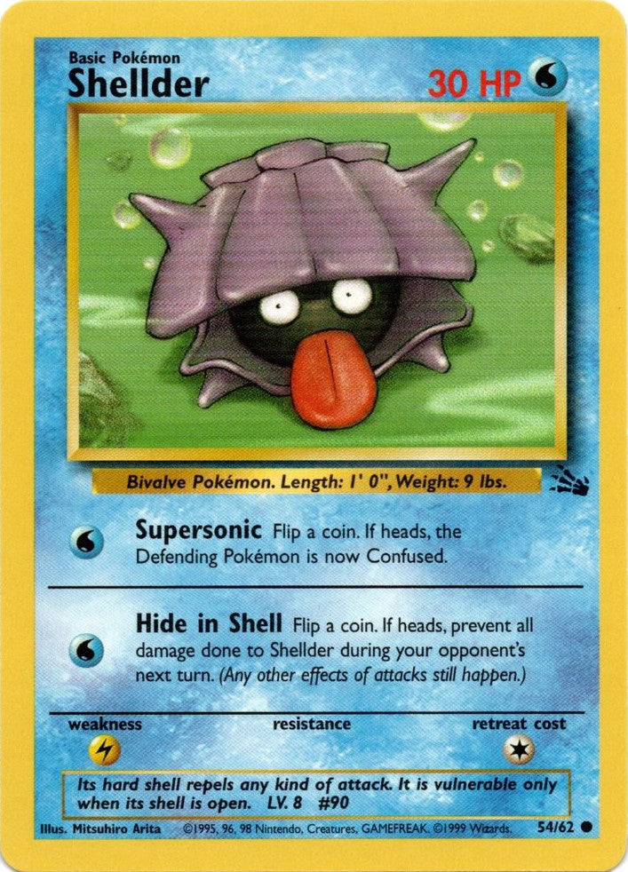 Shellder (54/62) [Fossil Unlimited]