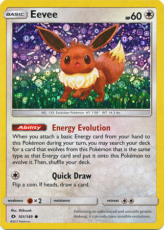 Eevee (101/149) (General Mills Promo) [Sun & Moon: Base Set]