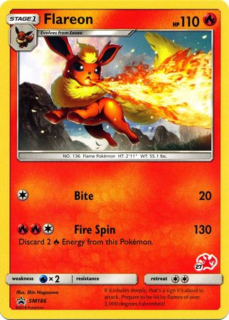 Flareon (SM186) (Charizard Stamp