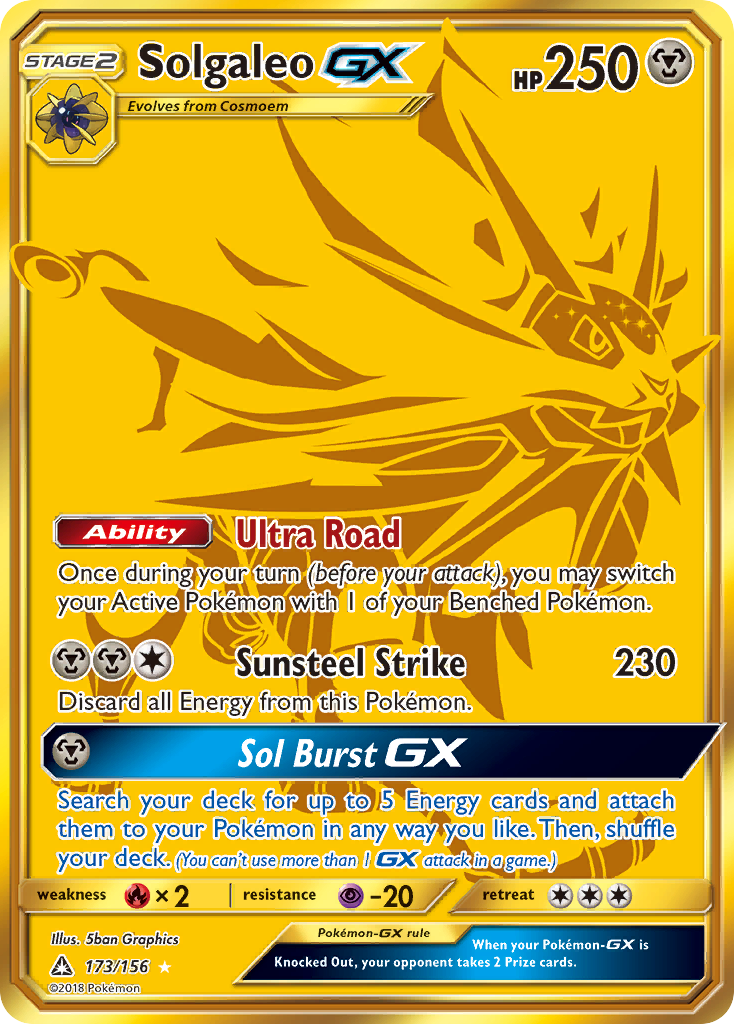 Solgaleo GX (173/156) [Sun & Moon: Ultra Prism]