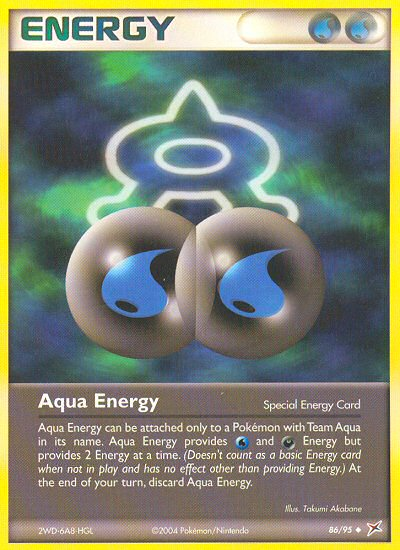 Aqua Energy (86/95) [EX: Team Magma vs Team Aqua]